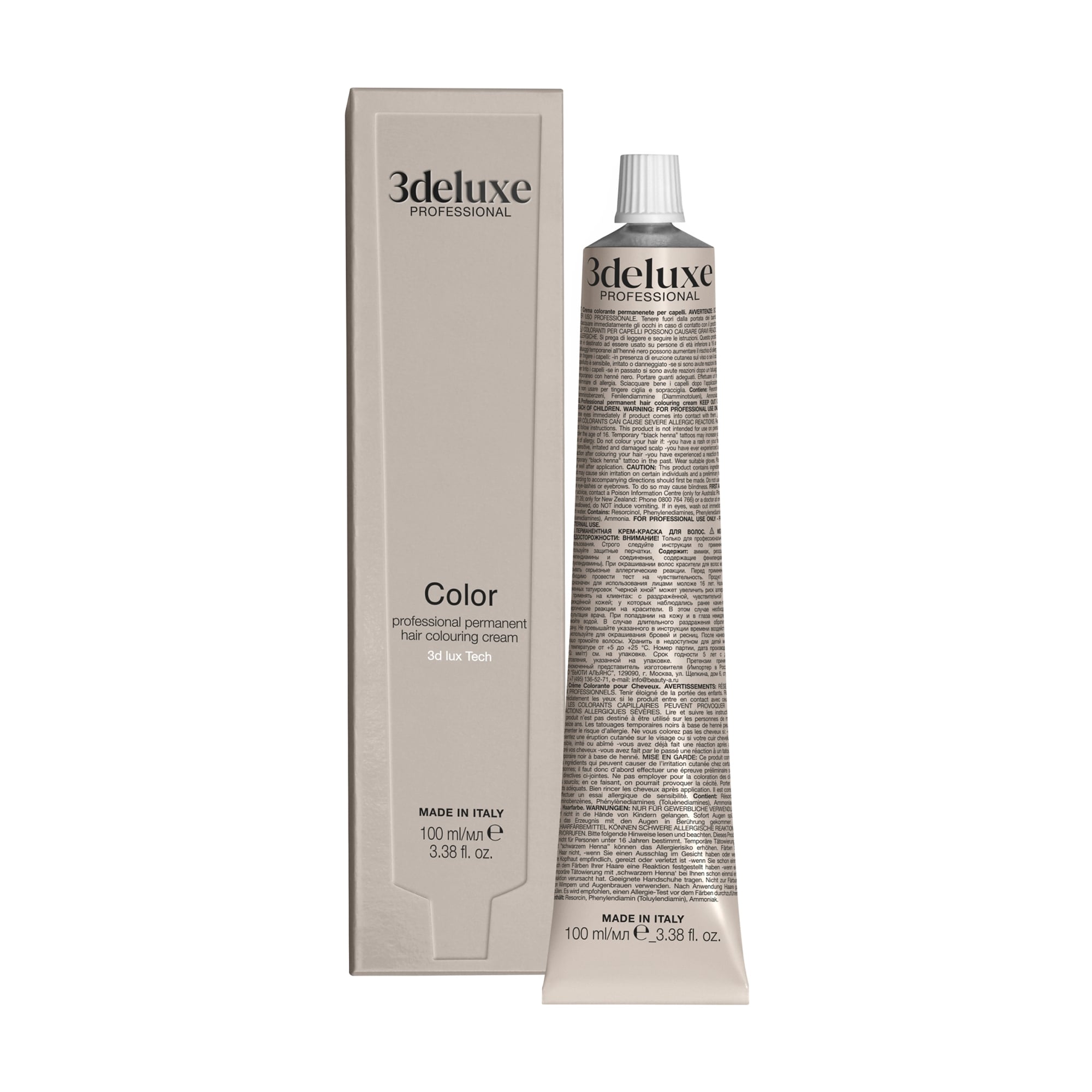 Перманентна крем-фарба для волосся 3DeLuXe Tech Hair Colouring Cream 9.3 Very Light Golden Blonde, 100 мл